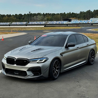 Panneaux de capot avant en fibre de carbone sèche de style V pour BMW M5 F90