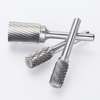 Fraise rotative HUHAO à tige de 6 mm, fraises rotatives pour le meulage des métaux, fraises en carbure de tungstène, fraises électriques pour le meulage et le polissage