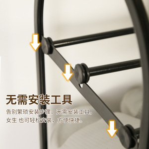 Étagère à chaussures Jinsheng en métal, 5 niveaux, pour entrée, chambre, structure robuste - Product Image 3