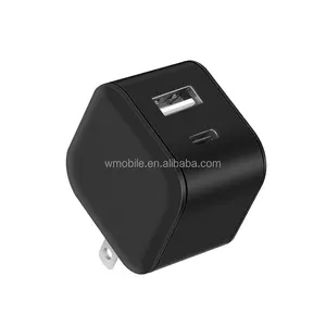 Hot bán 2 cổng USB tường Sạc Adapter 3.1A Điện thoại di động sạc 17W chúng tôi cắm cho Iphone và Android