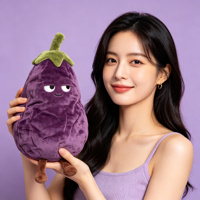 Peluche personnalisée lumineuse MainCute : Requin, Aubergine, Toast, Grenouille, Capybara, Lune