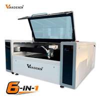 Machine laser multifonctionnelle 6-en-1 CNC à portique pour découpe, soudage, nettoyage et gravure laser CO2