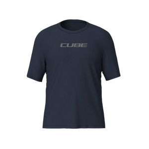 Camiseta Cube MTB con cuello redondo azul M Ropa de ciclismo - Product Image 1