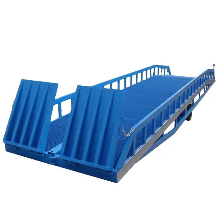 CE portable hydraulic container garage car loading dock ramp for sale