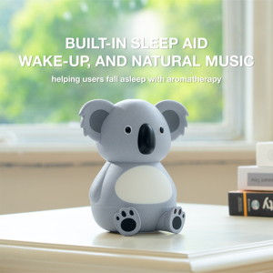 Sản phẩm mới đáng yêu Koala động vật hình nhà khuếch tán nước với ánh sáng âm nhạc im lặng siêu âm chức năng điều chỉnh - Product Image 4