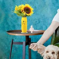 Vente en gros d'usine, pot de fleurs en silicone de qualité alimentaire, écologique, design moderne, anti-goutte, étanche, incassable, ensemble de vases