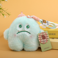 En gros, Pendentif de sac et porte-clés créatif en peluche douce et moelleuse en forme de animal donut pour la décoration de sacs à dos et sacs