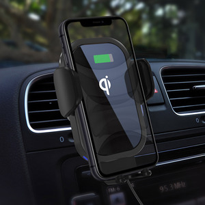 Chargeur de voiture sans fil pour téléphone, 15W, universel et sans fil, pour <span class=keywords><strong>iPhone</strong></span>, Samsung, échantillon gratuit, support de téléphone, avec ventilation - Product Image 1
