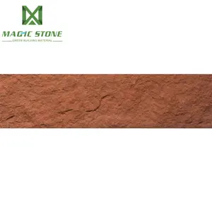 Flexible clay facing bricks MCM soft ceramic devine wall brick for teaching building