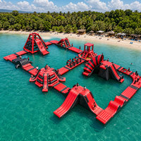 Offre Spéciale adulte pas cher équipement de jeux d'eau parc aquatique gonflable parc aquatique flottant gonflable de sports à vendre