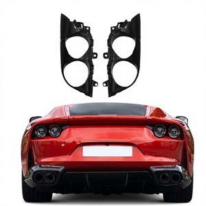 ฝาครอบไฟท้ายรถยนต์คาร์บอนไฟเบอร์แห้งคุณภาพสูง สไตล์ OEM สำหรับ Ferrari 812 - Product Image 1