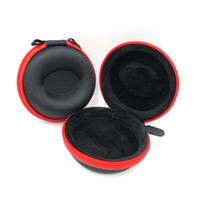 Kotak Jam Tangan Mewah Tahan Air EVA Semi-Hard Shell dengan Ritsleting, Tas Penyimpanan Perjalanan Bentuk Koper Mini dengan Lapisan PVC