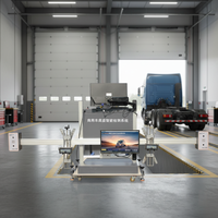Équipement professionnel d'alignement 3D des roues pour camions lourds – Machine d'alignement 4 roues haute technologie – Outil de mesure pour atelier – Certifié CE