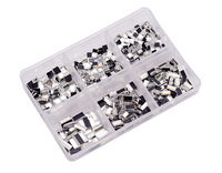 Lot de 6 strass ronds pour nail art, strass en verre à dos plat, strass pour nail art et décorations, vente en gros