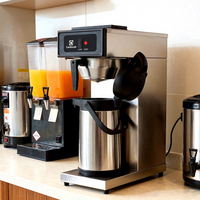 Careforcafe Acier Inoxydable 1500W Fetco Automatique Hôtel Restaurant Machine à Café Commercial Café Brasseur pour Affaires
