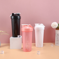 Bouteille shaker de sport 600 ml personnalisable avec logo – Cadeau d'entreprise, idéal pour la gym, les milkshakes et les protéines