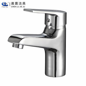 Grifo de Lavabo Chenlu, Monomando, con Núcleo de Cobre, Montaje en Encimera, Mezclador de Agua Fría y Caliente - Product Image 4