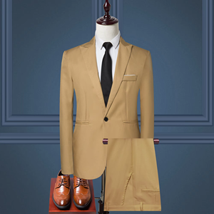 Nouvelle Collection 2026 – Ensemble Costume Homme Grande Taille Coupe Slim – Blazer et <span class=keywords><strong>Pantalon</strong></span> 2 Pièces 100% Coton Biologique – Idéal Affaires et Mariages - Product Image 6