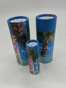 Vente en gros Récipient en carton kraft recyclable 5g 0.4oz 1.2oz 2.1oz Tubes en papier noir blanc couleurs pour baume à lèvres déodorant - Product Image 5