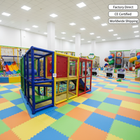 Équipement de terrain de jeu intérieur souple avec structure multi-niveaux pour enfants, certifié CE, sûr et durable pour une utilisation commerciale