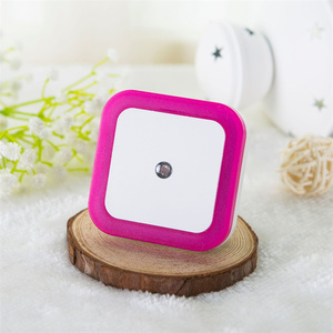 110V 220V Square Wall Lamp Cute Led Night Light Motion Sensor <strong>Cartoon</strong> Kid's Night Lights for Bedroom - Product Image 1
