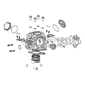 ชุดอัพเกรดสมรรถนะ 4V สำหรับ <span class=keywords><strong>Wave125i</strong></span>  BLADE 125 4v หัวสูบ FI/SU-PRA X 125 4-Valve MSX125 Wave125 สำหรับเครื่องยนต์ฮอนด้า 125 ซีซี - Product Image 6