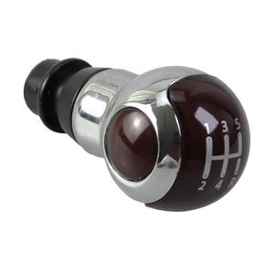 Pommeau de levier de vitesse en cuir, 5 vitesses, pour Peugeot 307 308 408 Citroën C2 - Product Image 1