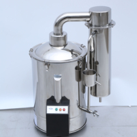 Distillateur d'eau électrique en acier inoxydable de qualité laboratoire, appareil de distillation robuste pour eau distillée pure