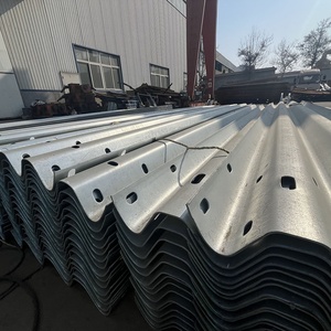 <span class=keywords><strong>Highway</strong></span> <span class=keywords><strong>Guardrail</strong></span> Durable de alta calidad de metal de doble haz de reflectores de fábrica al por mayor de seguridad vial mejorada anticorrosión - Product Image 4
