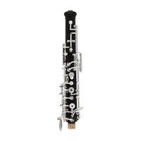 High-end Ebony Oboe 22 Key C Tone Silver-plated Button Semi-automatic Oboe Professional Performance Musical Instrument with Case