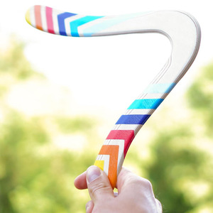 Jouet de disque volant <span class=keywords><strong>boomerang</strong></span> en bois pour adultes pour jeux de pelouse en plein air - Product Image 3