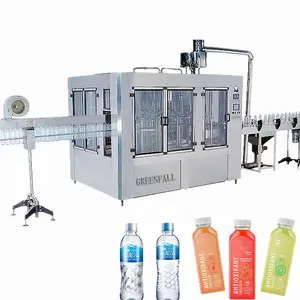 plastic water bottle manufacturing plant Automatic 3 In 1 Automatic Bottle Water Manufacturing Line/Pure Water Production Plant