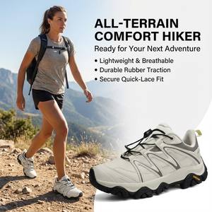 Chaussures de marche et de jogging unisexes de haute qualité, automne, été, hiver, grande taille 44, baskets de randonnée en plein air, tige en mesh, prix bas - Product Image 1