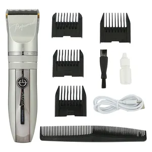 Rozia Electricヘアトリマー & クリッパー調節可能なひげトリマープロの理髪ツールマシン