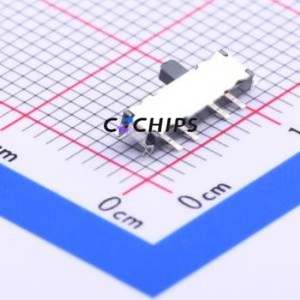 SSSS810201 Slide Switch SMD Switch Single Pole Double Throw Rectangle Pin Header SMD Tab 4.1mm - Product Image 1