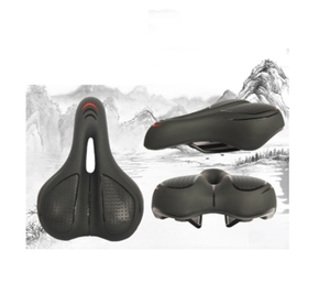 QIUSHUAI OEM 19*27CM 舒适透气电动山地自行车车座 凝胶防水安全运动型适合所有季节 - Product Image 1