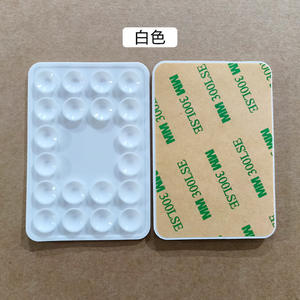 Support arrière de téléphone d'autocollant de poignée écologique en caoutchouc de silicone pour l'aspiration en verre adaptent le logo aux besoins du client gratuitement - Product Image 6