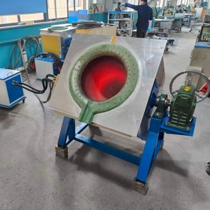 Fourneau de fusion à <span class=keywords><strong>induction</strong></span> industriel électrique Topyro IGBT 10/20/50/100/150 kg pour cuivre, laiton, aluminium, fer et acier, petit modèle 2000 - Product Image 5