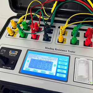 10A Resist Tester Ohmmeter Three Phase Transformer Winding Resistance Tester with Discharge Indicates Function - Product Image 4