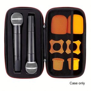 Étui de transport EVA personnalisé pour microphone sans fil, sac de rangement EVA pour le chant ou le karaoké, étui portable pour deux microphones portables - Product Image 2