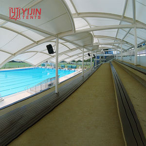 Estructura de Membrana Arquitectónica de Acero con Revestimiento PVDF de Diseño de Calidad para Piscina - Product Image 4