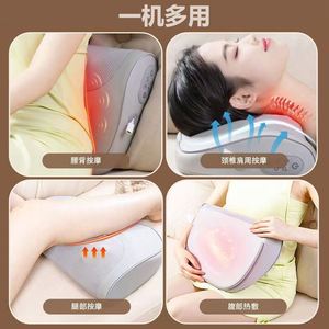 Masseur lombaire électrique multifonctionnel avec fonction musicale pour le cou, le dos et les épaules – Coussin de massage cervical - Product Image 3