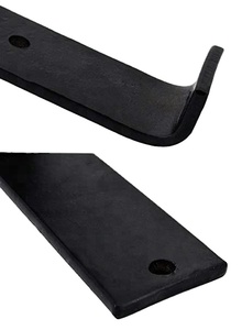 WEKIS Supports muraux décoratifs en métal pour étagères flottantes, supports triangulaires pour portes en bois, cornières d'étagère flottante - Product Image 3