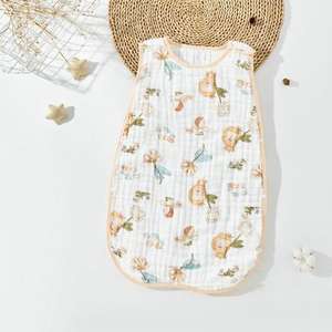 Gigoteuse pour bébé 100% coton respirante et écologique pour nourrissons et tout-petits, nouvelle conception sans manches printemps-automne - Product Image 3