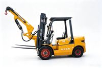 Nouvelle grue télescopique à flèche pour chariot élévateur de 3 tonnes à vendre, hauteur de levage 11200 mm