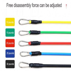 Juego de 11 Bandas de Resistencia de Látex para Ejercicio, 11 Piezas de Bandas de Resistencia para Fitness - Product Image 3