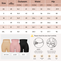 FAJAS COLOMBIANAS LEVANTA COLA Y CADERA BUTT LIFTER Culotte gainante pour femme, effet liftant fessier, maintien ferme, matière respirante, Stock aux États-Unis