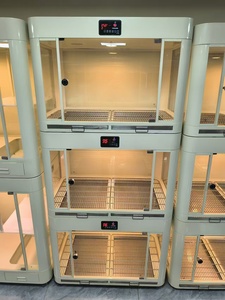 Cabina Metálica Multifuncional para Mascotas Gatos y Perros con Calefacción y Purificación, Marco Duradero de Acero Inoxidable, Caja Sólida para Uso Interior Todas las Estaciones - Product Image 3