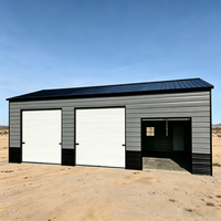 Maison préfabriquée moderne SKYLINE à assemblage rapide, structure en acier modulaire, maison préfabriquée pour l'extérieur, bureau, garage, stockage