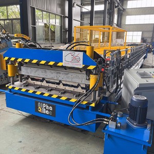 2025 tốt nhất hai lớp tráng men ngói cuộn tạo thành máy gạch máy móc kim loại Roof tấm tráng men ngói Máy làm - Product Image 2